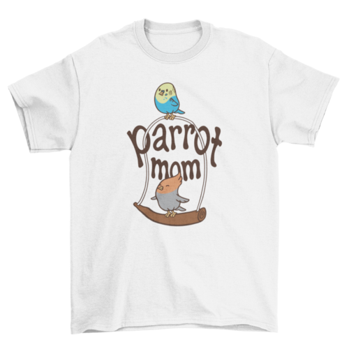 Parrot mom t-shirt