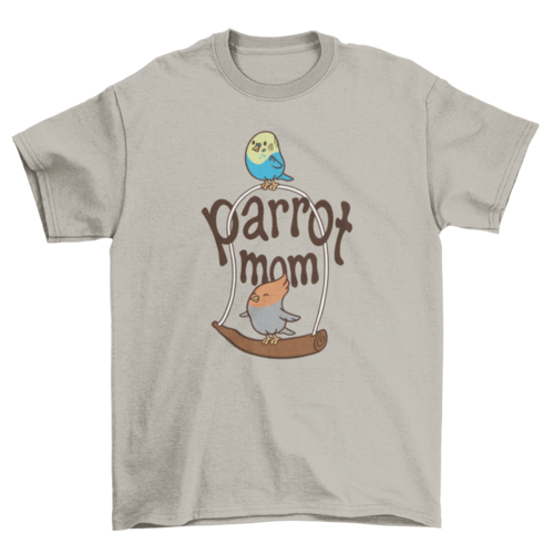 Parrot mom t-shirt