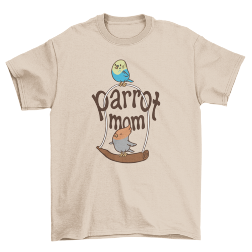 Parrot mom t-shirt