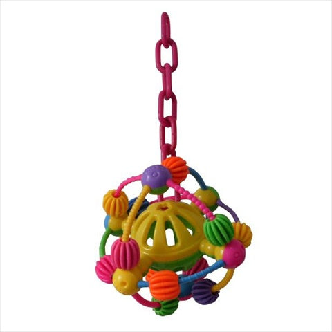 A&E Cage HB209 Space Ball On A Chain Happy Beaks Bird Toy